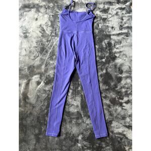 Aritzia Wilfred Free Purple Unitard Jumpsuit Romper Sz XS